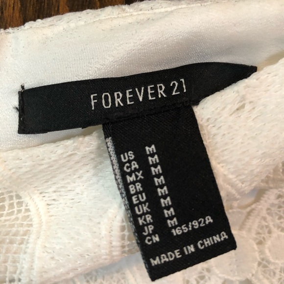 Forever 21 white lace skirt - Picture 3 of 3